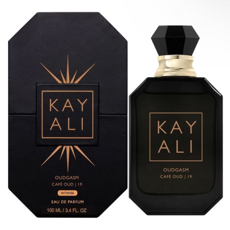Kayali Oudgasm Café Oud 19 Eau de Parfum Intense 50ml diamond bottle with jewelled cap