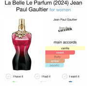 Jean Paul Gaultier La Belle Le Parfum Eau de Parfum Intense Spray 100ml / 3.4oz for Women