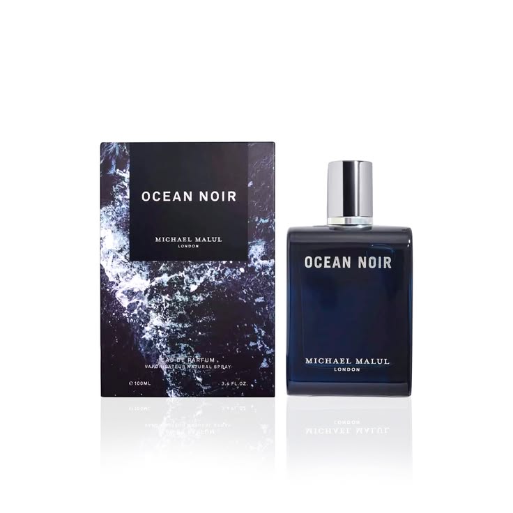Michael Malul Ocean Noir Eau de Parfum 100ml dark blue bottle for men