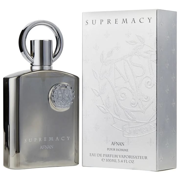 Afnan Supremacy Silver Eau de Parfum 100ml silver bottle for men