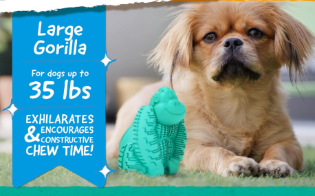 Gorilla Dental Chew Dog Toy