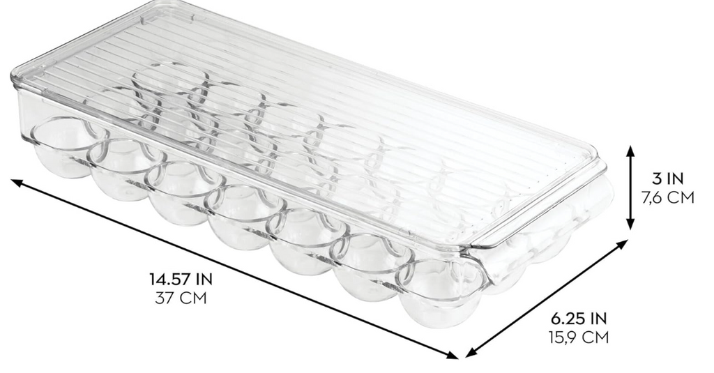 Clear Fridge Egg Storage Holder