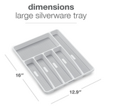Large Silverware Drawer Organizer