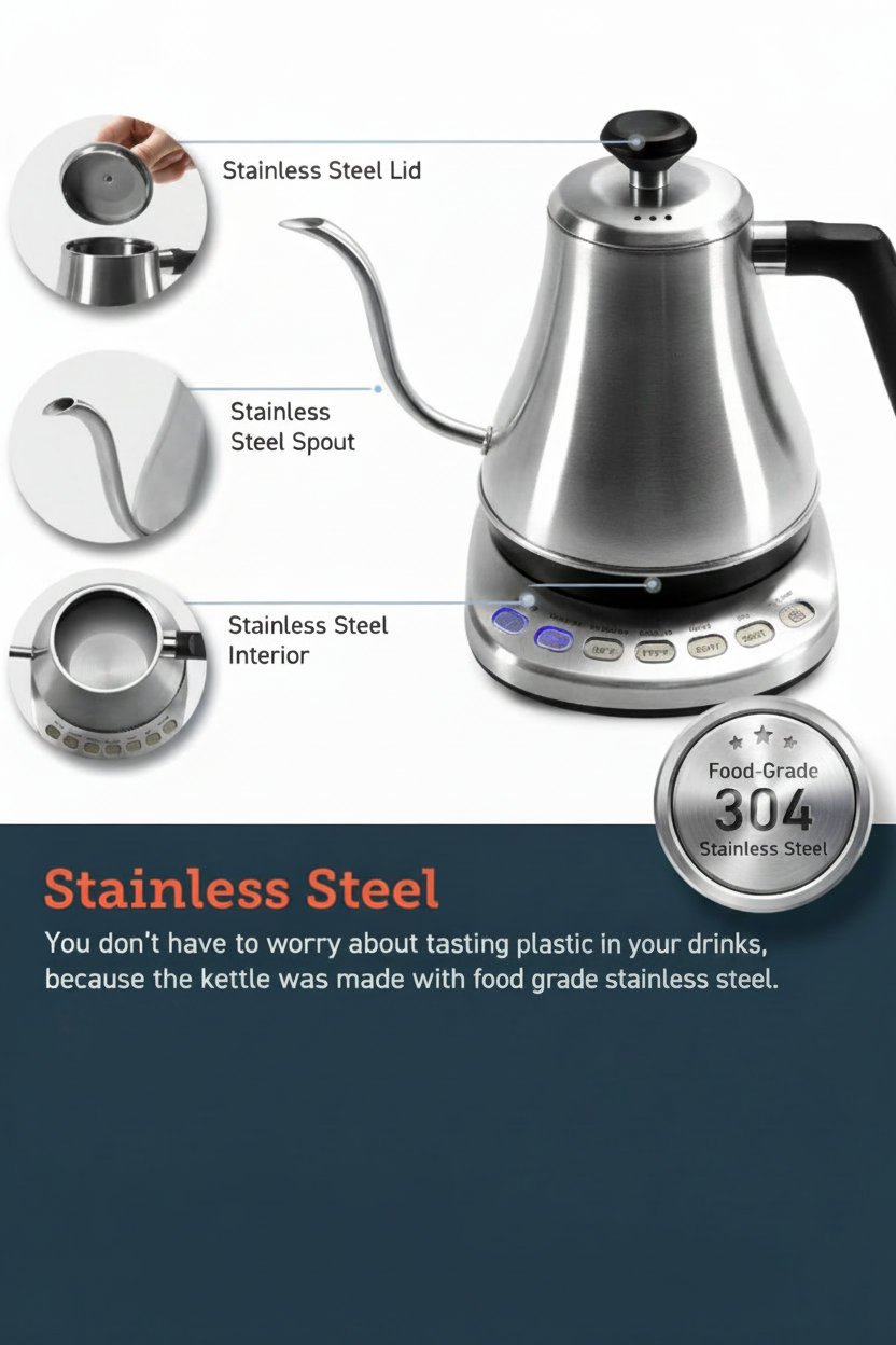 Gooseneck Electric Tea Kettle