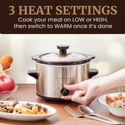 1.5 Qt Mini Slow Cooker