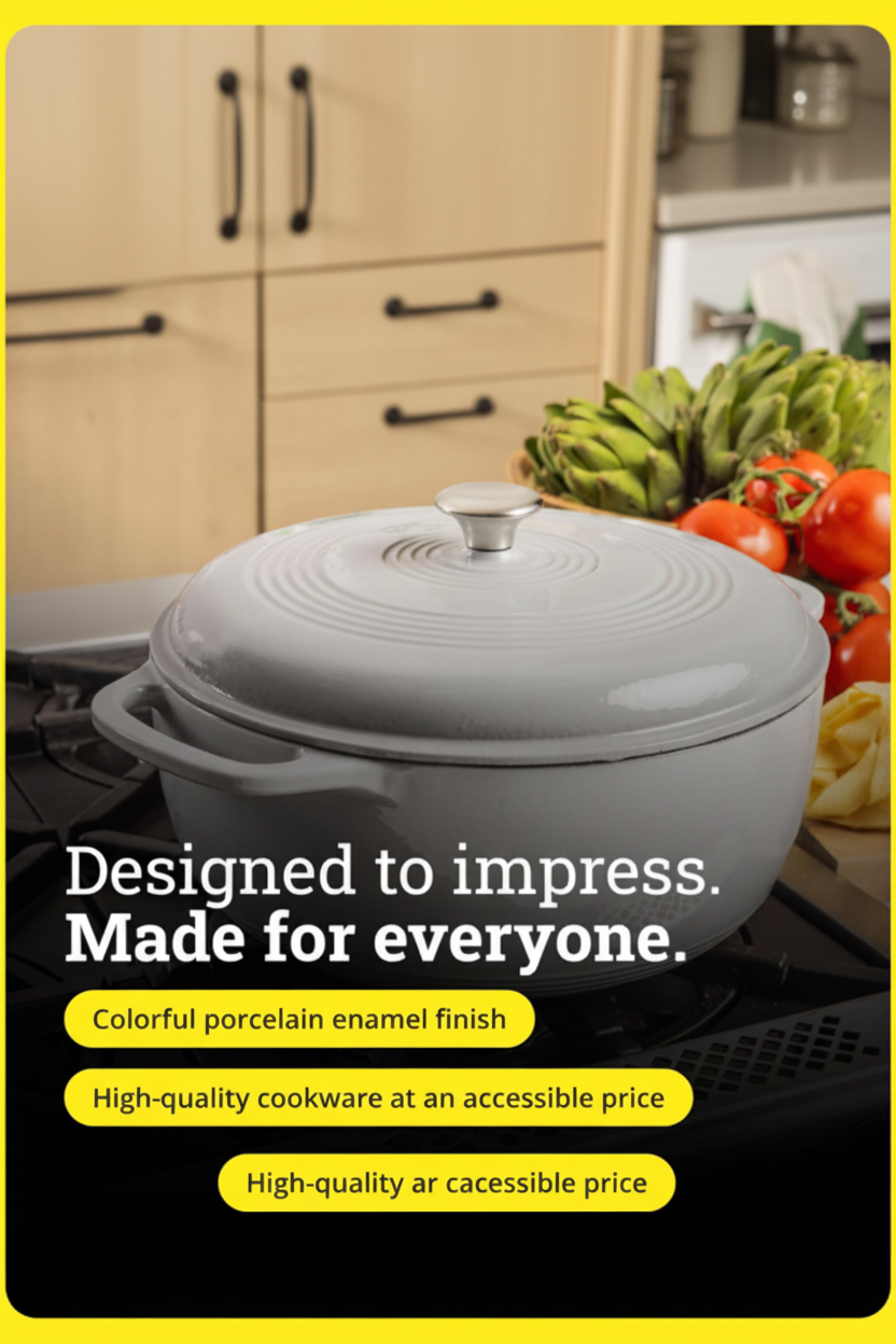 6-Quart Enamel Dutch Oven