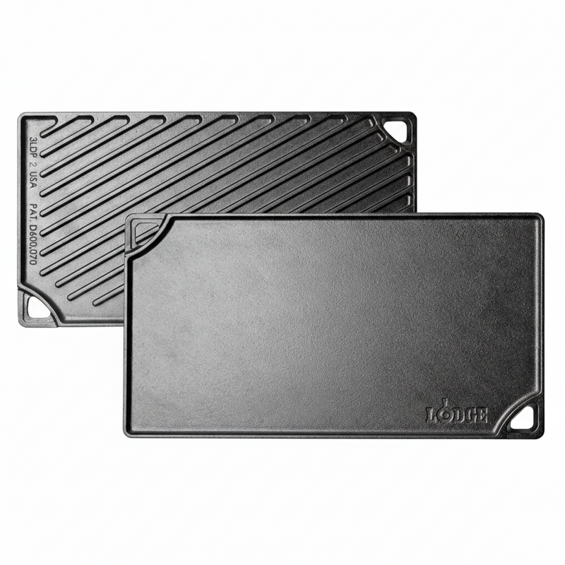 Reversible Cast Iron Grill Griddle
