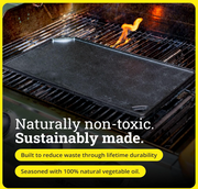 Reversible Cast Iron Grill Griddle