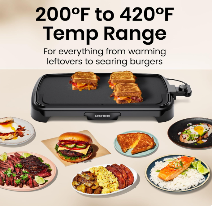 XL Electric Nonstick Griddle
