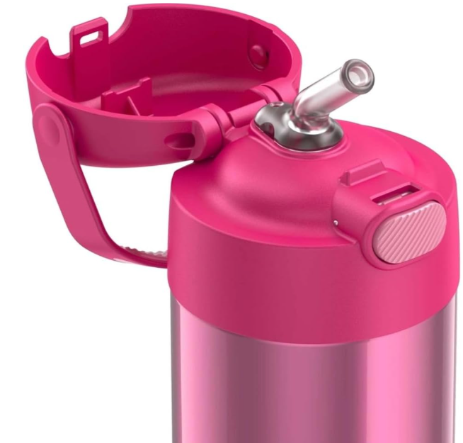 Kids Insulated Straw Water Bottle