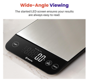 22 lb Rechargeable Digital Kitchen Scale