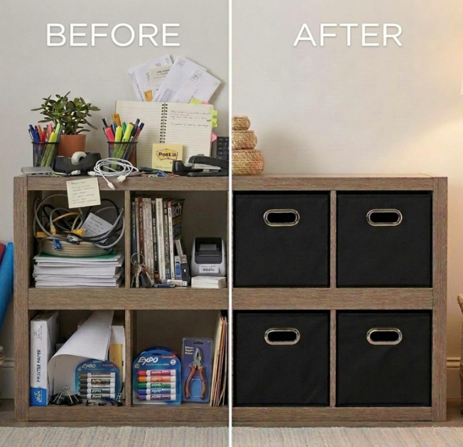 Foldable Fabric Storage Bin Set