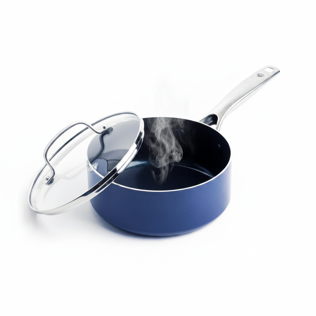 Nonstick Ceramic Saucepan with Lid