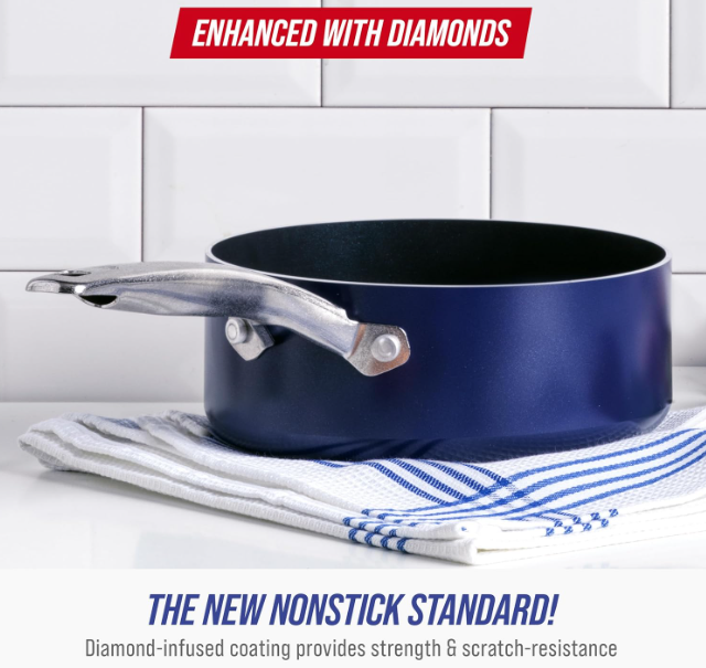 Nonstick Ceramic Saucepan with Lid