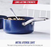 Nonstick Ceramic Saucepan with Lid
