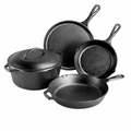 Pre-Seasoned Cast Iron Cookware Set