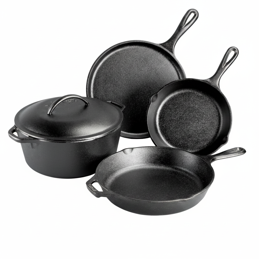 Pre-Seasoned Cast Iron Cookware Set
