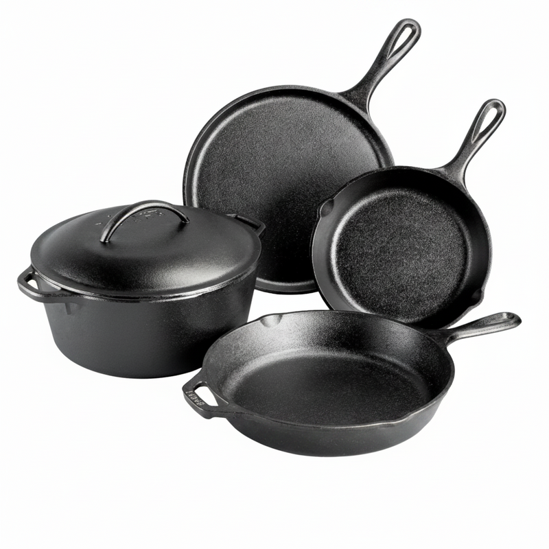 Pre-Seasoned Cast Iron Cookware Set