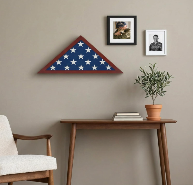 Burial Flag Display Case