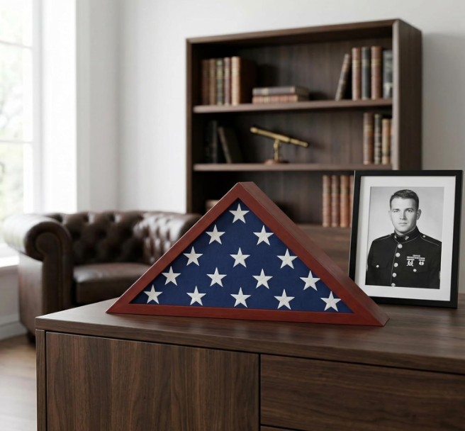 Burial Flag Display Case