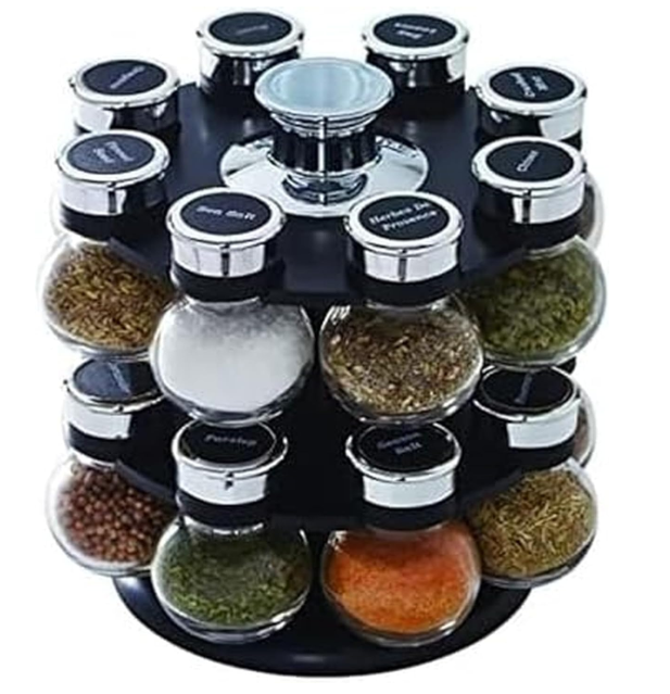 16-Jar Revolving Spice Rack