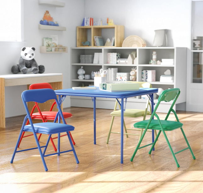 Kids Folding Table & Chair Set
