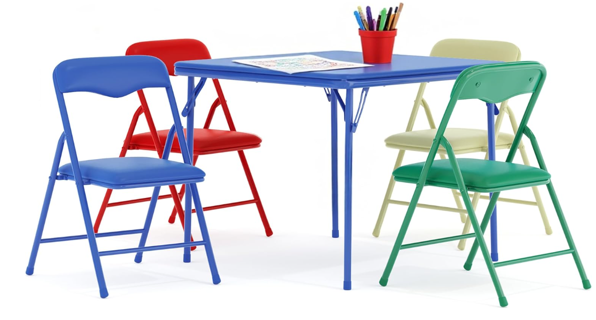 Kids Folding Table & Chair Set