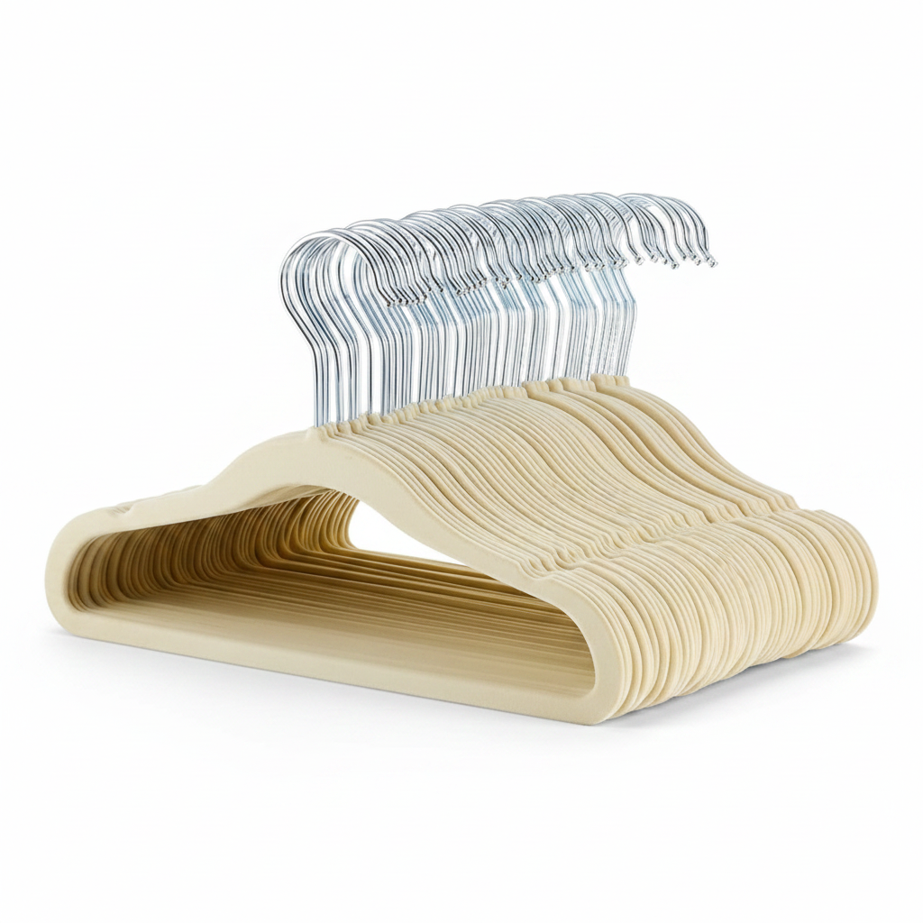 Kids Velvet Clothes Hangers Set