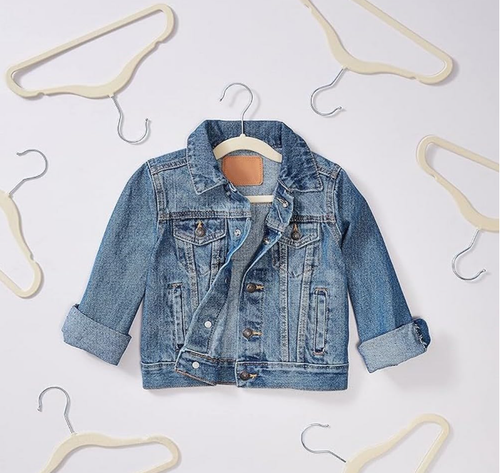 Kids Velvet Clothes Hangers Set