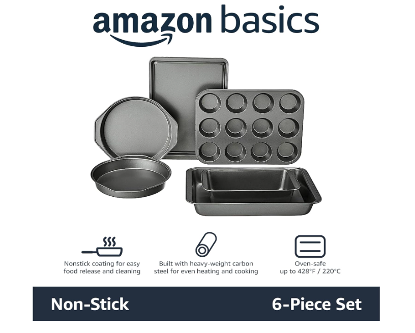 6-Piece Nonstick Bakeware Set