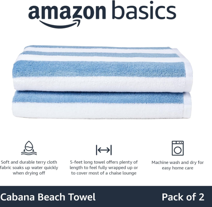 Cabana Stripe Beach Towels Set