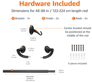 Blackout Wraparound Curtain Rod