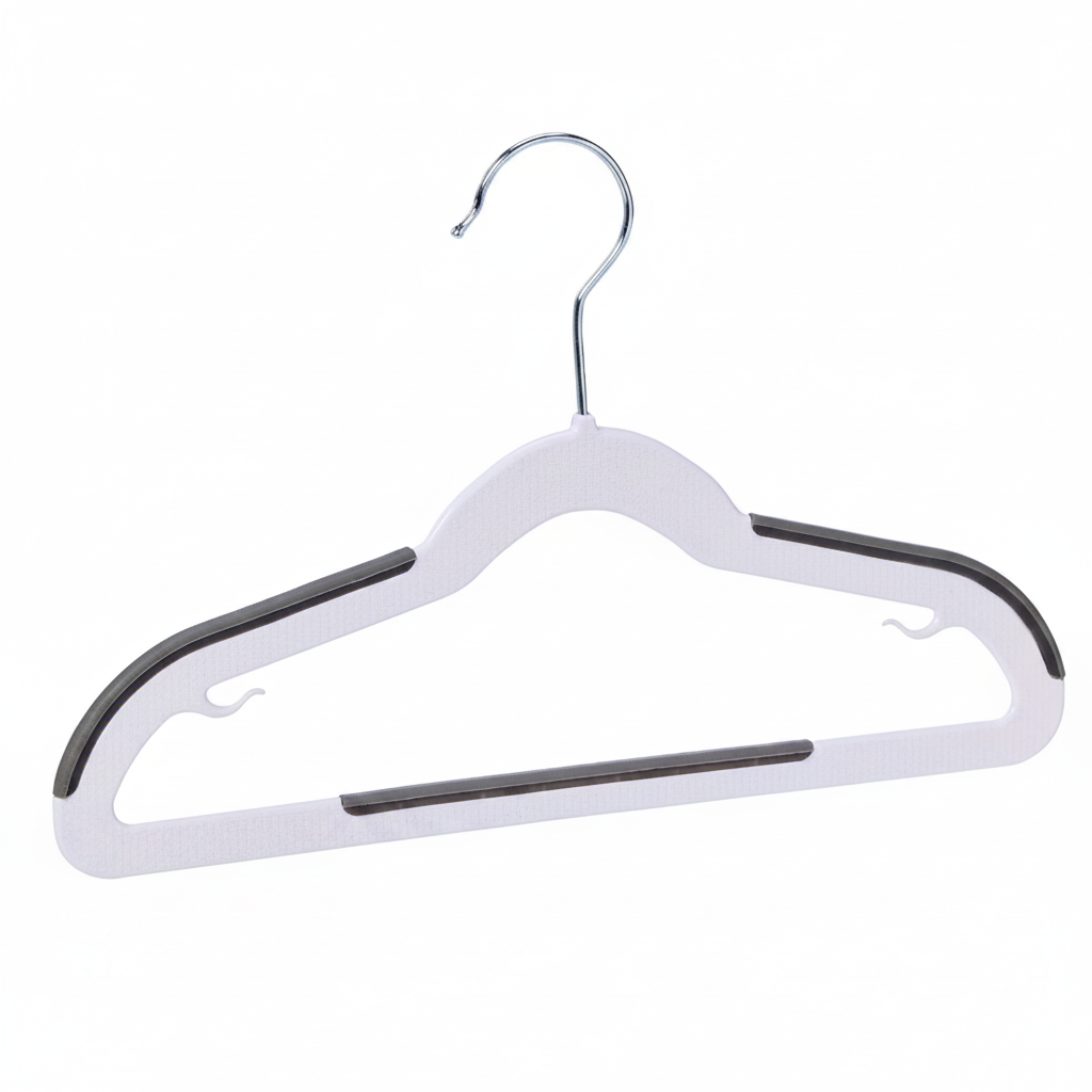 Kids Plastic Clothes Hangers Set