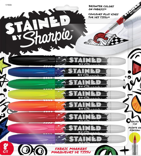 8-Color Fabric Marker Set