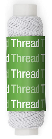 White Elastic Sewing Thread