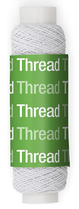 White Elastic Sewing Thread
