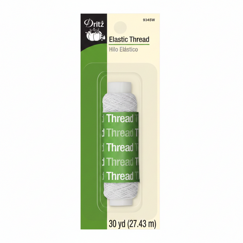 White Elastic Sewing Thread