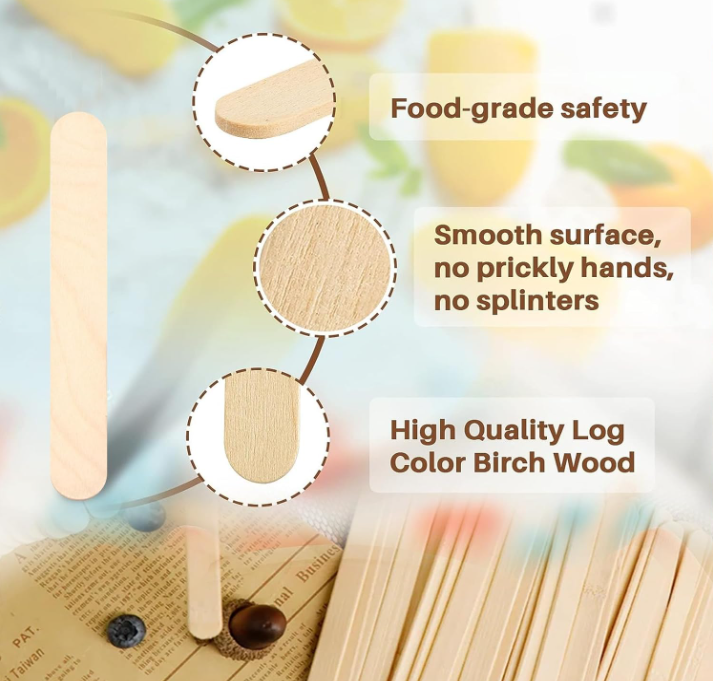 Natural Wood Craft Sticks