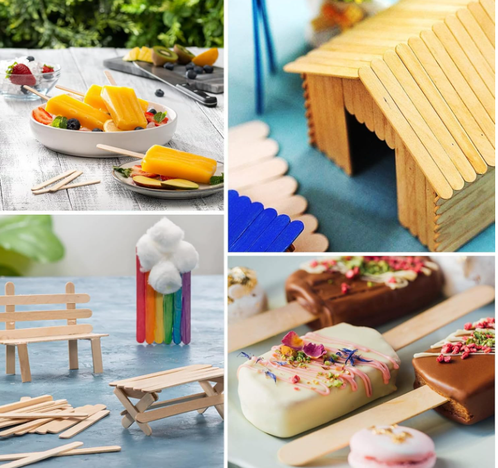 Natural Wood Craft Sticks