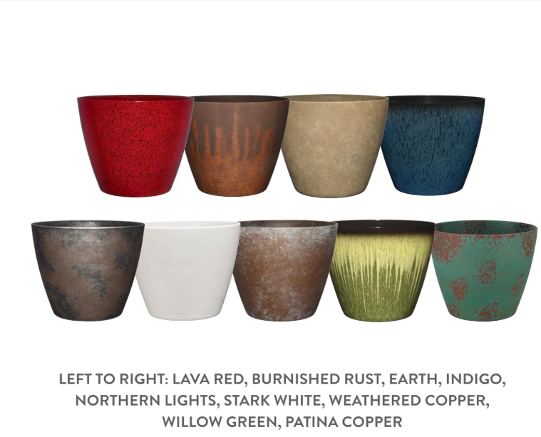 Stone Finish Planter