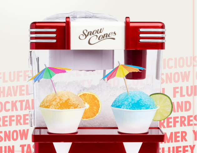 Retro Snow Cone & Shaved Ice Machine