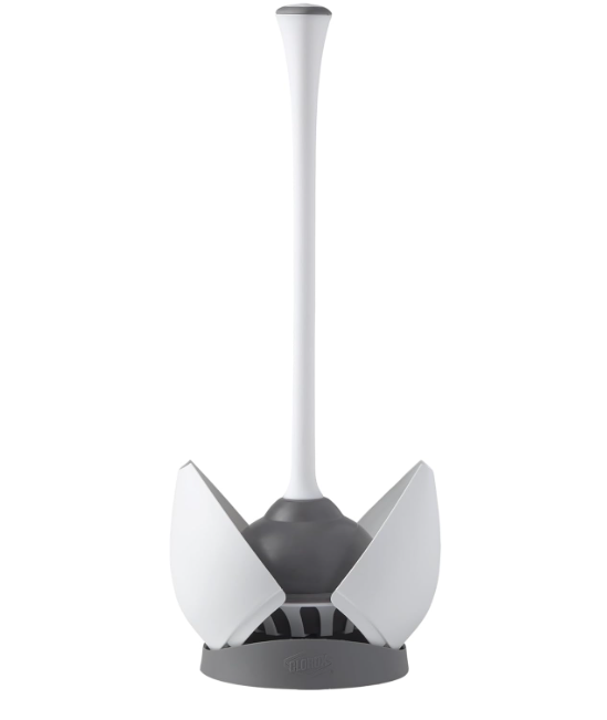 Hideaway Toilet Plunger Set