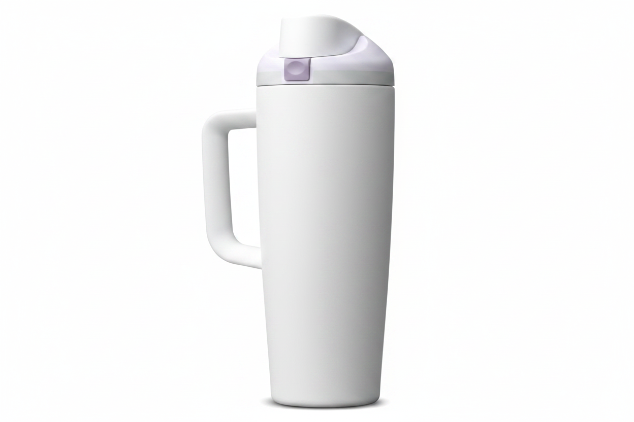 Insulated Straw Handle Water Tumbler