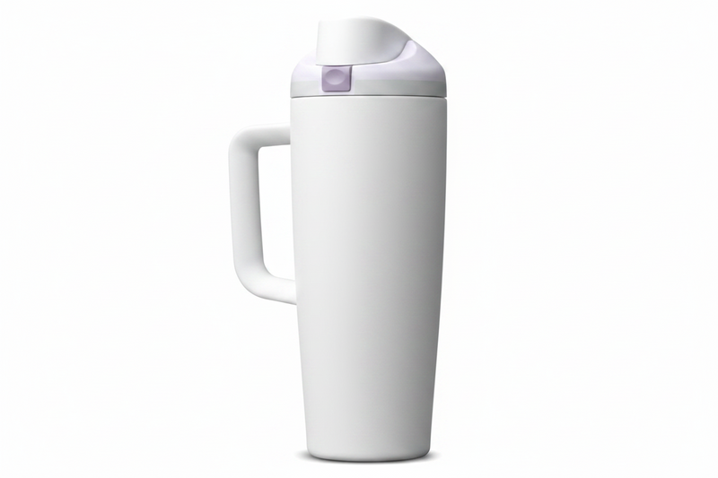 Insulated Straw Handle Water Tumbler