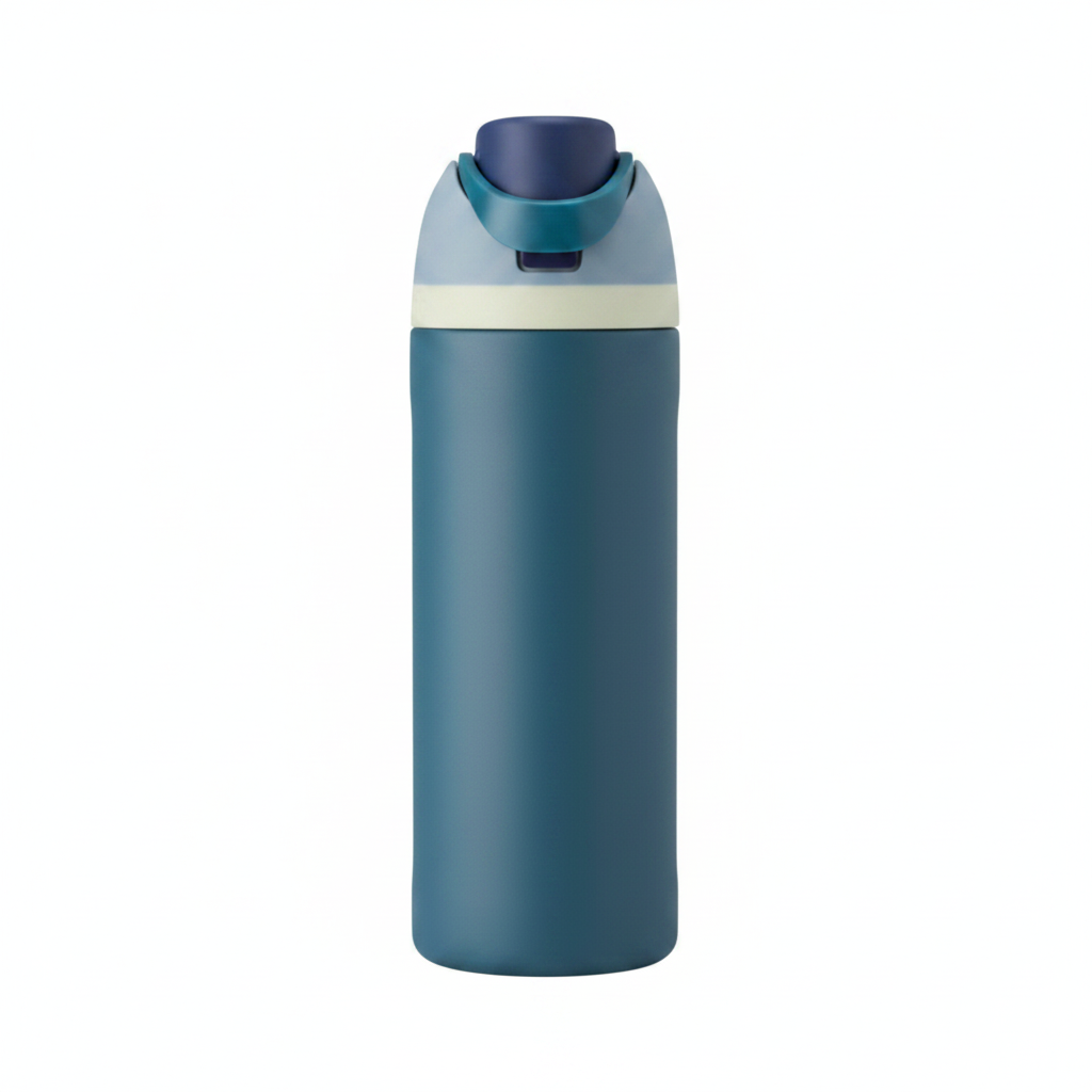 Insulated Straw Sports Water Bottle