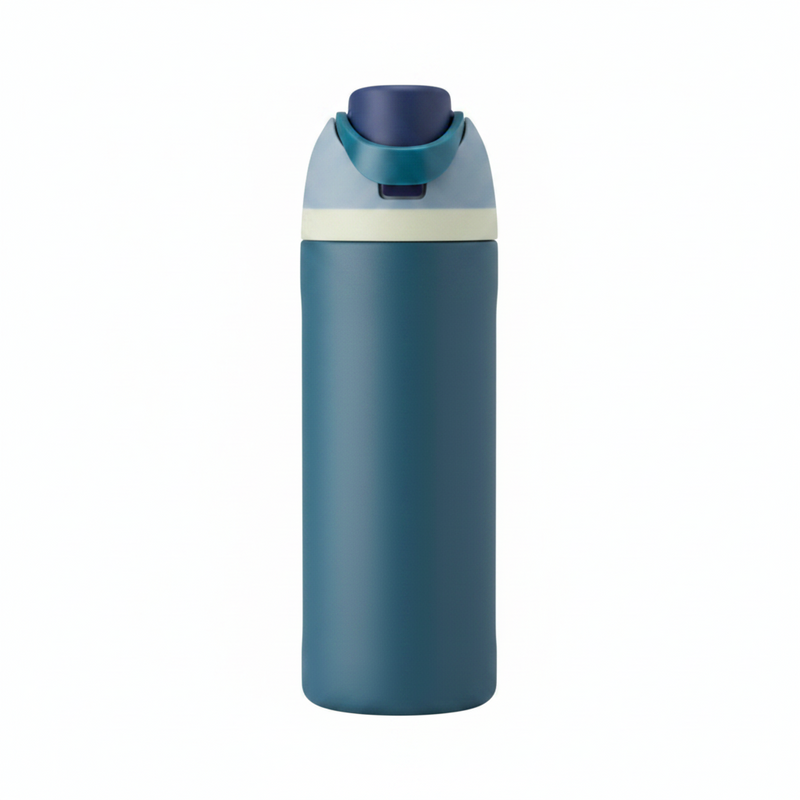 Insulated Straw Sports Water Bottle