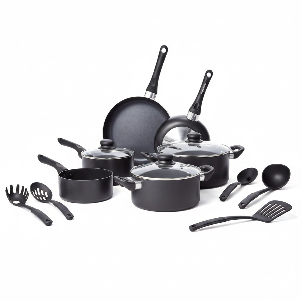 15-Piece Nonstick Cookware Set