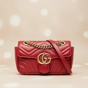 Gucci GG Marmont Small Shoulder Bag — Matelassé Leather