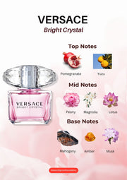 Versace Bright Crystal Eau de Toilette Spray 90ml / 3oz for Women