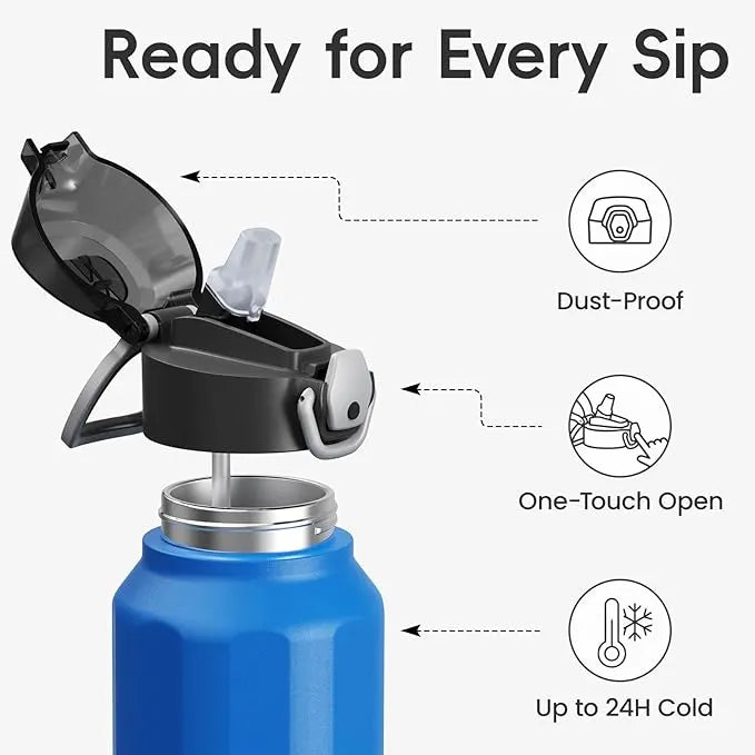 26oz Insulated Locking Water Bottle